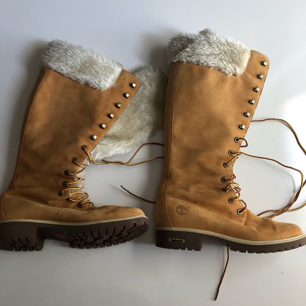 Timberland | Laceup Suede High  Winter Boots - Picture 4 of 7